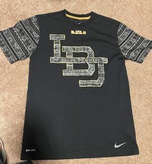 Nike LeBron James LBJ Black History Month BHM Dri-FIT Graphic T-Shirt Medium